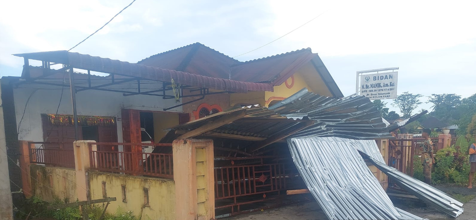 17 Rumah Warga Kabupaten Simalungun Rusak Berat Akibat Diterjang Angin Puting Beliung